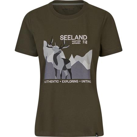 Tee-Shirt Manches Courtes Femme Seeland Sadie - Pine Green