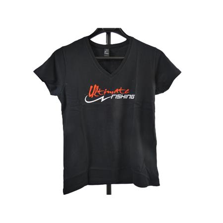 Tee Shirt Manches Courtes Femme Ultimate Fishing - Noir - Xl