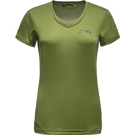 Tee Shirt Manches Courtes Femme Zotta Forest Ambit - Olive