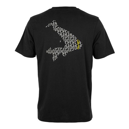 TEE SHIRT MANCHES COURTES HOMME AVID CARP COMPOUND T-SHIRT - NOIR