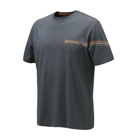 Tee Shirt Manches Courtes Homme Beretta Lines - Ebony