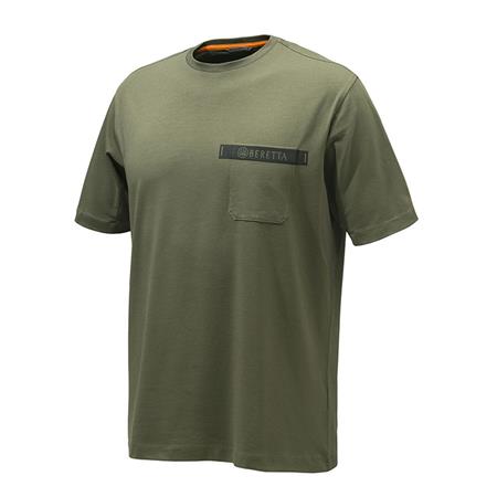 Tee Shirt Manches Courtes Homme Beretta Tactical - Vert