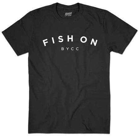 Tee Shirt Manches Courtes Homme Cyril Chauquet Fish On Bycc - Noir