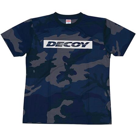 Tee Shirt Manches Courtes Homme Decoy Ts Dry - Bleu/Camo