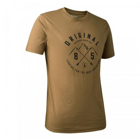 Tee Shirt Manches Courtes Homme Deerhunter Nolan - Rouille