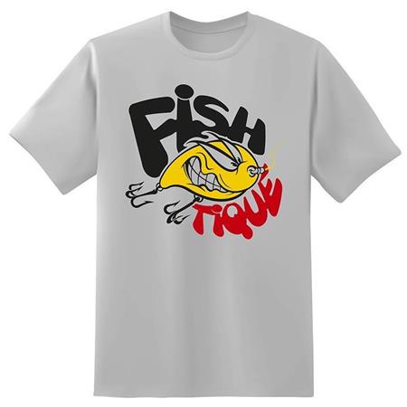 Tee Shirt Manches Courtes Homme Fishxplorer Fishtique - Gris