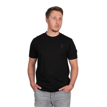 Tee Shirt Manches Courtes Homme Fox Black Fox Head Logo T-Shirt - Noir