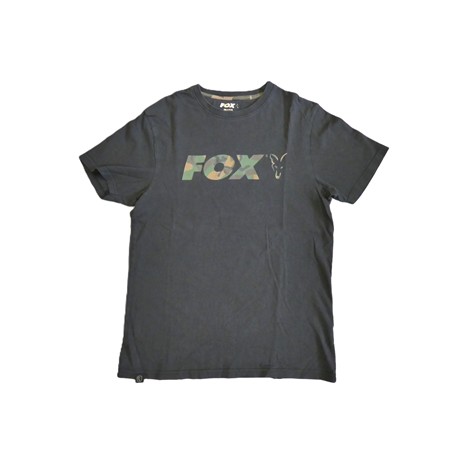 Tee Shirt Manches Courtes Homme Fox Chest Print T-Shirt - Noir - M