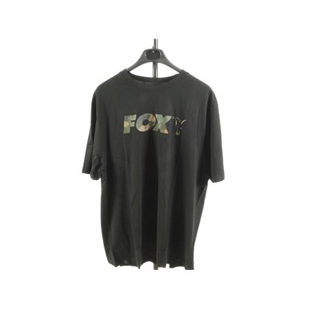 Tee Shirt Manches Courtes Homme Fox Chest Print T-Shirt - Noir - Xxl