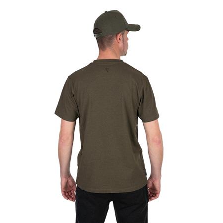 TEE SHIRT MANCHES COURTES HOMME FOX COLLECTION T GREEN & BLACK - VERT