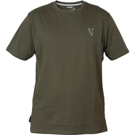 Tee Shirt Manches Courtes Homme Fox Collection Green & Silver T-Shirt - Vert