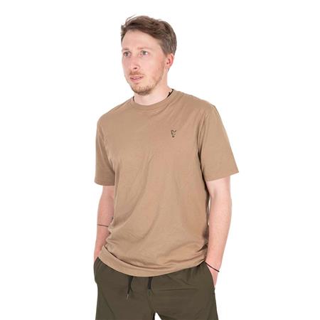 TEE SHIRT MANCHES COURTES HOMME FOX COLLECTION T - TAN