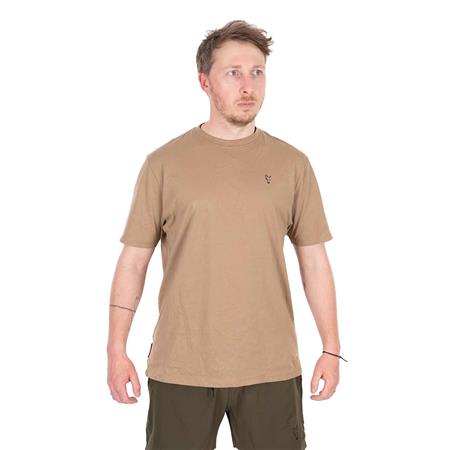 Tee Shirt Manches Courtes Homme Fox Collection T - Tan