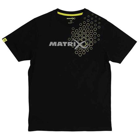 Tee Shirt Manches Courtes Homme Fox Matrix Black Hex Print T-Shirt - Noir