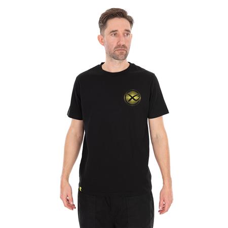 TEE SHIRT MANCHES COURTES HOMME FOX MATRIX LARGE FADE T-SHIRT BLACK/LIME - NOIR