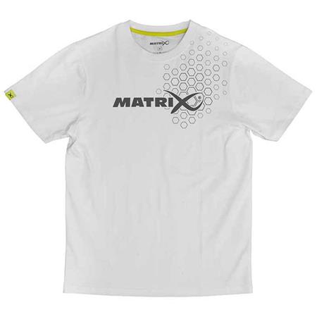 Tee Shirt Manches Courtes Homme Fox Matrix White Hex Print T-Shirt - Blanc