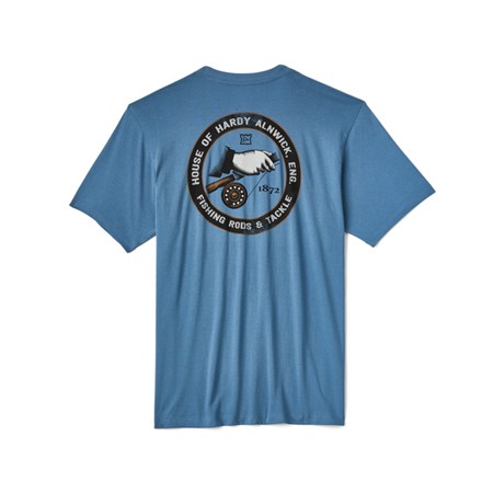 TEE SHIRT MANCHES COURTES HOMME HARDY HOUSE OF HARDY GRAPHIC TEE - BLEU