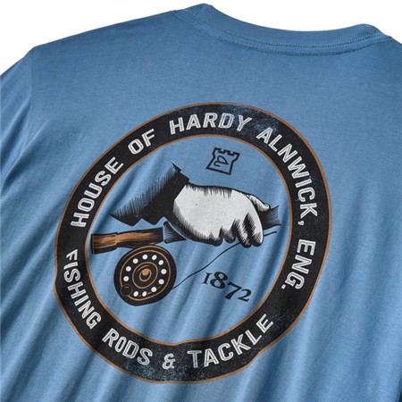 TEE SHIRT MANCHES COURTES HOMME HARDY HOUSE OF HARDY GRAPHIC TEE - BLEU