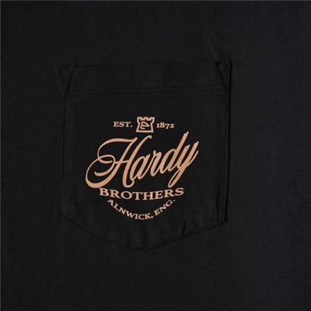 TEE SHIRT MANCHES COURTES HOMME HARDY SCRIPT GRAPHIC TEE - NOIR