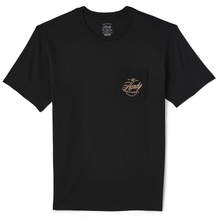 Tee Shirt Manches Courtes Homme Hardy Script Graphic Tee - Noir