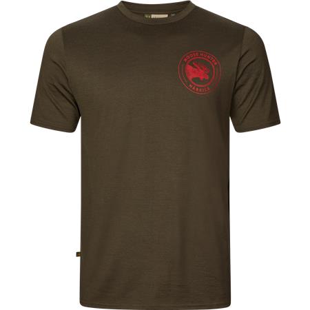 Tee Shirt Manches Courtes Homme Harkila Game S/S - Willow Green Moose