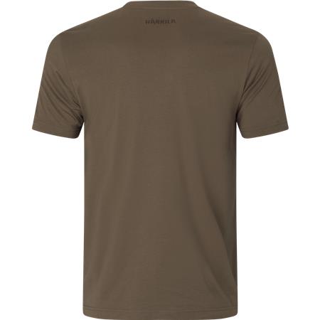 TEE SHIRT MANCHES COURTES HOMME HARKILA H-LOGO S/S - MAJOR BROWN