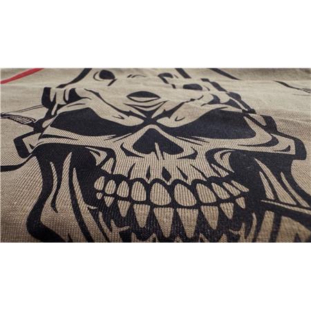 TEE SHIRT MANCHES COURTES HOMME HOT SPOT DESIGN HARDHEADED - BEIGE