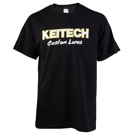 Tee Shirt Manches Courtes Homme Keitech Custom Lures - Noir