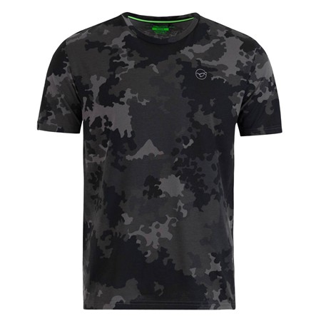 Tee Shirt Manches Courtes Homme Korda Black Kamo Tee - Black Camo