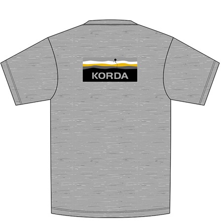 Tee Shirt Manches Courtes Homme Korda Lakebed - Gris