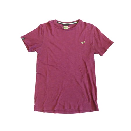 Tee Shirt Manches Courtes Homme Korda Loyal Tee - Burgundy - S