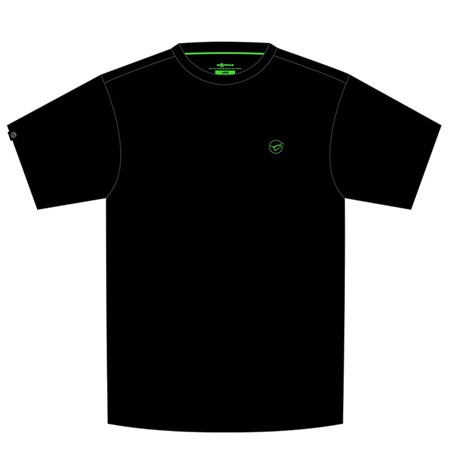 TEE SHIRT MANCHES COURTES HOMME KORDA MANDALA - NOIR