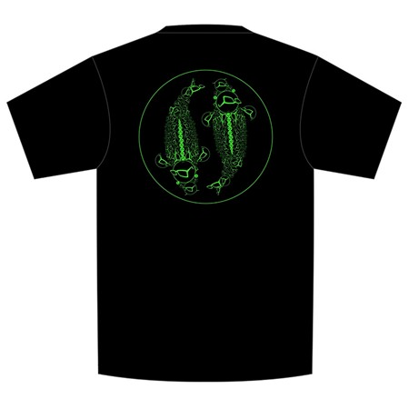 Tee Shirt Manches Courtes Homme Korda Mandala - Noir