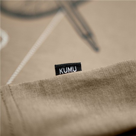TEE SHIRT MANCHES COURTES HOMME KUMU BLOODLINE - KAKI