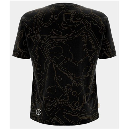 TEE SHIRT MANCHES COURTES HOMME KUMU CONTOUR - NOIR