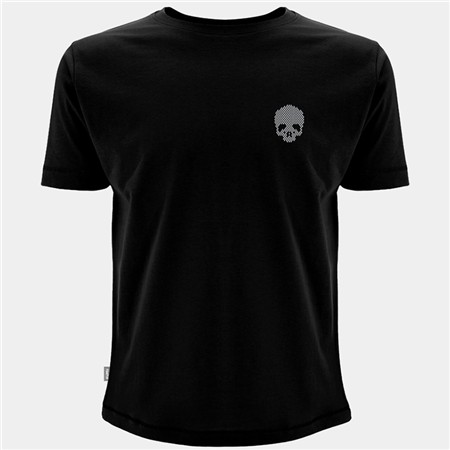 TEE SHIRT MANCHES COURTES HOMME KUMU LEAD HEAD - NOIR