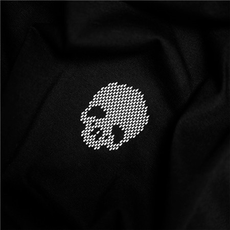 TEE SHIRT MANCHES COURTES HOMME KUMU LEAD HEAD - NOIR