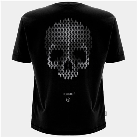 Tee Shirt Manches Courtes Homme Kumu Lead Head - Noir