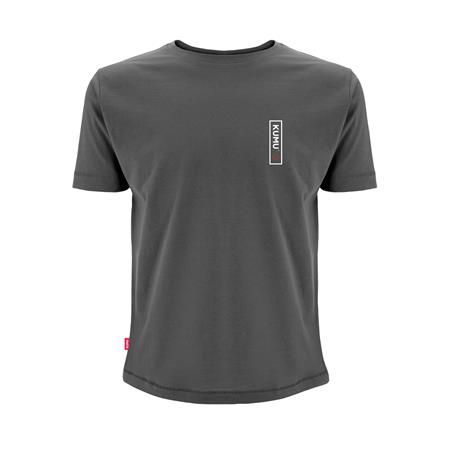 TEE SHIRT MANCHES COURTES HOMME KUMU RISING SUN GREY T-SHIRT - GRIS