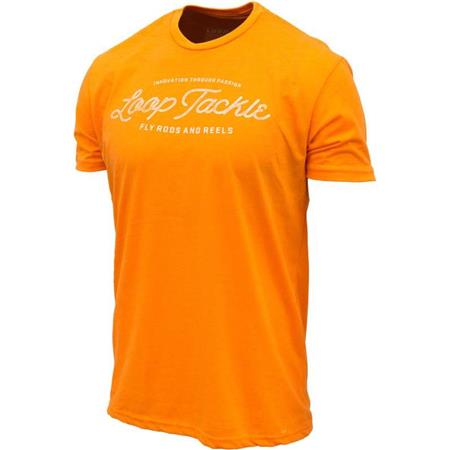 Tee Shirt Manches Courtes Homme Loop Innovation Through Passion - Orange