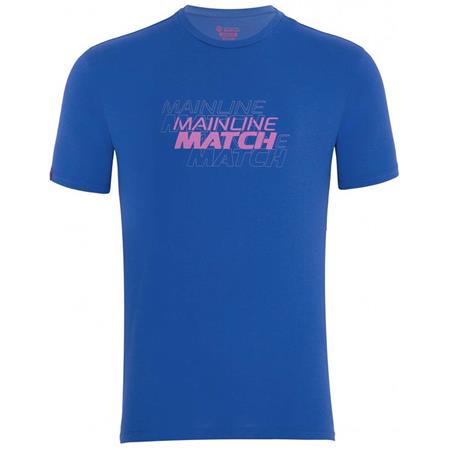 Tee Shirt Manches Courtes Homme Mainline Match Tee - Bleu