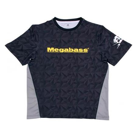 Tee Shirt Manches Courtes Homme Megabass Game - Noir