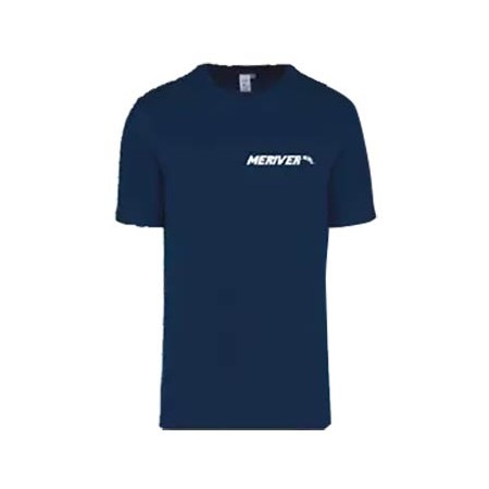 Tee Shirt Manches Courtes Homme Meriver - Bleu Marine