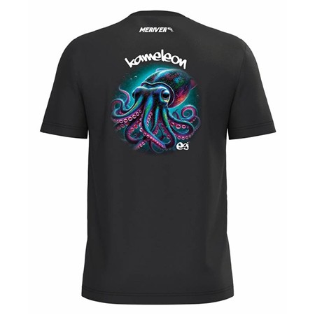 Tee Shirt Manches Courtes Homme Meriver Egi Kameleon - Noir