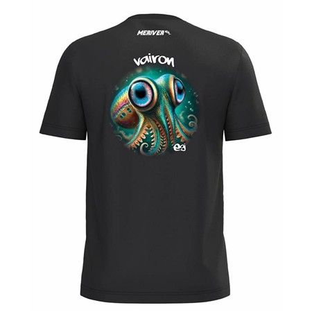 Tee Shirt Manches Courtes Homme Meriver Egi Vairon - Noir