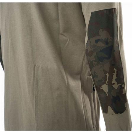 TEE SHIRT MANCHES COURTES HOMME NASH ZT HD LONG SLEEVE - KAKI