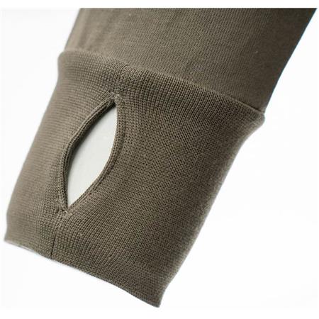 TEE SHIRT MANCHES COURTES HOMME NASH ZT HD LONG SLEEVE - KAKI