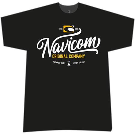 Tee Shirt Manches Courtes Homme Navicom 2020 Wave - Noir