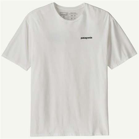 TEE-SHIRT MANCHES COURTES HOMME PATAGONIA HOME WATER TROUT ORGANIC T-SHIRT - WHITE