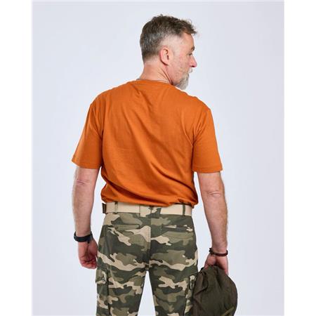 TEE SHIRT MANCHES COURTES HOMME PINEWOOD 3-PACK - BLANC/PINE/ORANGE
